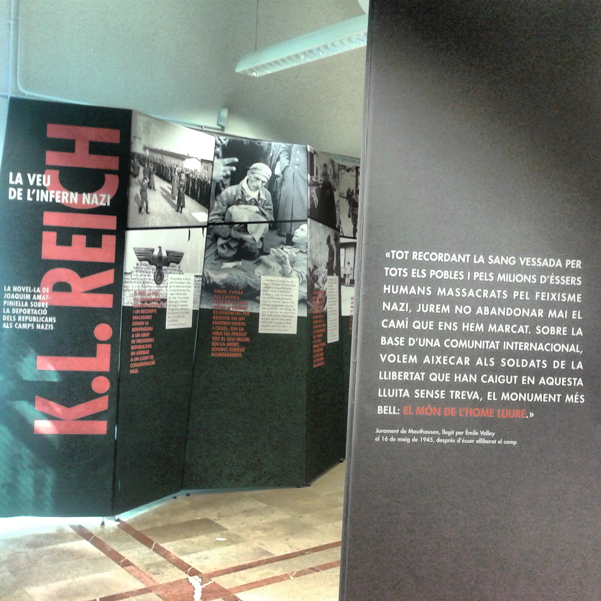 Fins al 18 d’agost es pot visitar a Cornellà de Llobregat l’exposició “K.L. Reich: la veu de l’infern nazi”