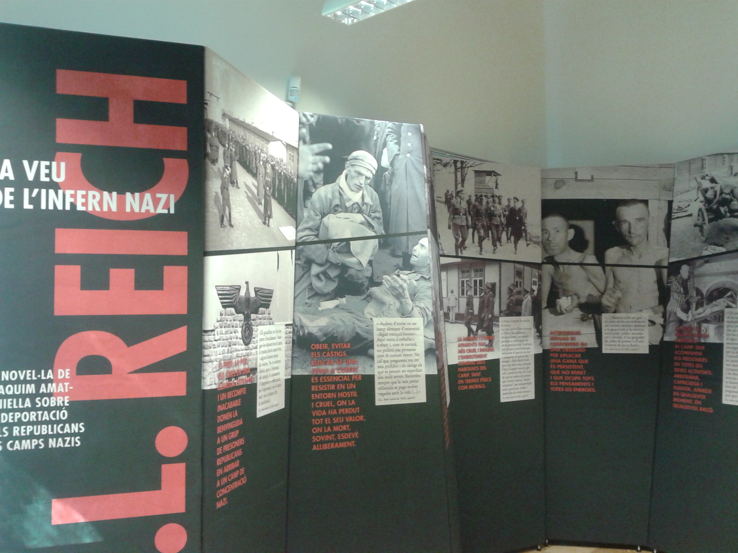 L’exposició “K.L. Reich: la veu de l’infern nazi”, a la Biblioteca de Polinyà